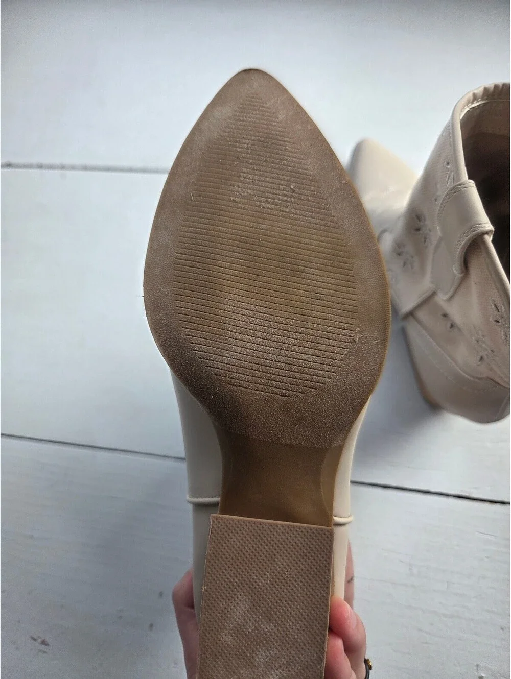 Dolce Vita Women's White Western Style Ankle Boots Size 7.5